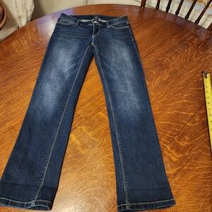 White House Black Market Crop Leg Womens Blue Jeans Size 0 Sophisticated Elevate
